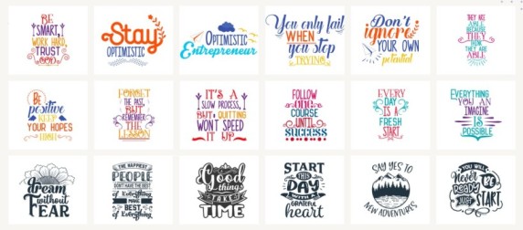 SVG Quotes Bundle